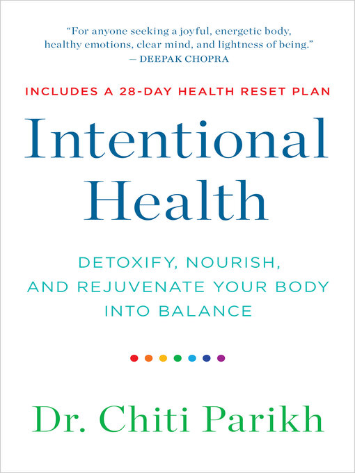 Title details for Intentional Health by Dr. Chiti Parikh - Available